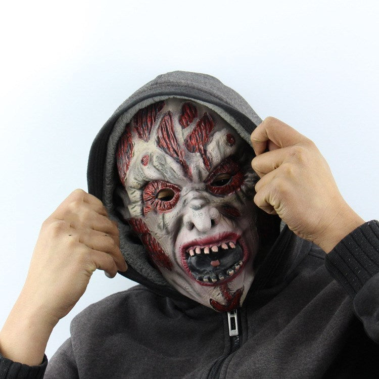 Horror zombie mask Halloween Masks, Halloween masks, Scary masks, Horror masks, Zombie masks, Skeleton masks, Ghost masks, Witch masks, Vampire masks, Werewolf masks, Clown masks, Monster masks, Alien masks, Animal masks, Day of the Dead masks, Masquerade masks, Full-face masks, Half-face masks, Latex masks, Silicone masks, Foam masks, LED masks, Glowing masks, 3D masks, Funny masks, Pop culture masks,