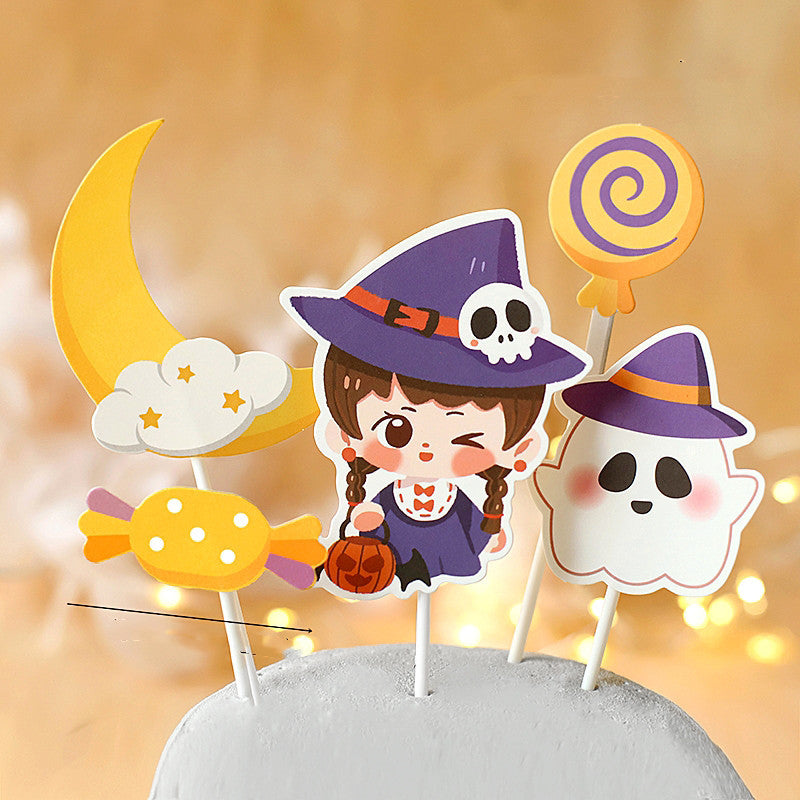 Adorable Decoration Of Halloween Baking Cake, Pumpkin lanterns, Jack o Lanterns, Halloween Lights, Halloween Decoration Ornaments, Halloween inflatables, carved pumpkins, Halloween wreaths, Halloween Candles, and animatronics Halloween.
