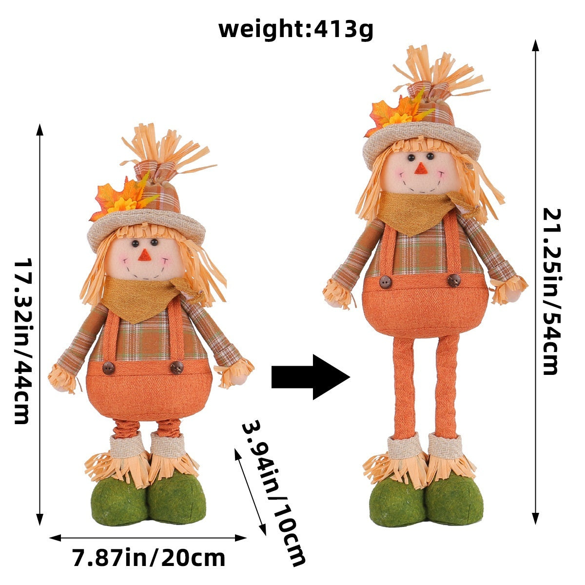 Thanksgiving Scarecrow Doll Series Decoration Ornaments