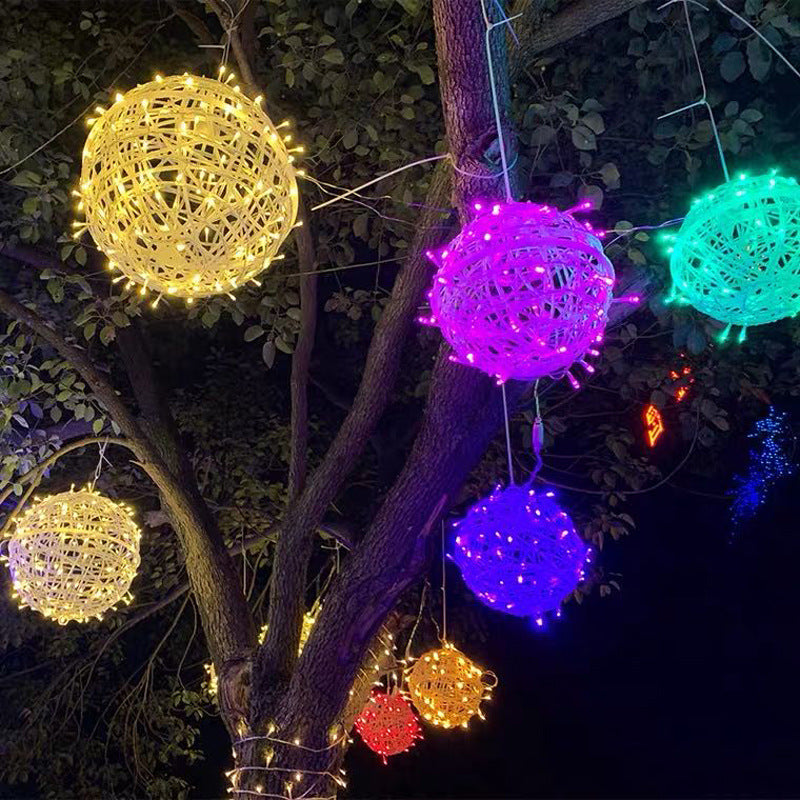 LED Vine Bal Light Waterproof Christmas Holiday Decorative String Lights