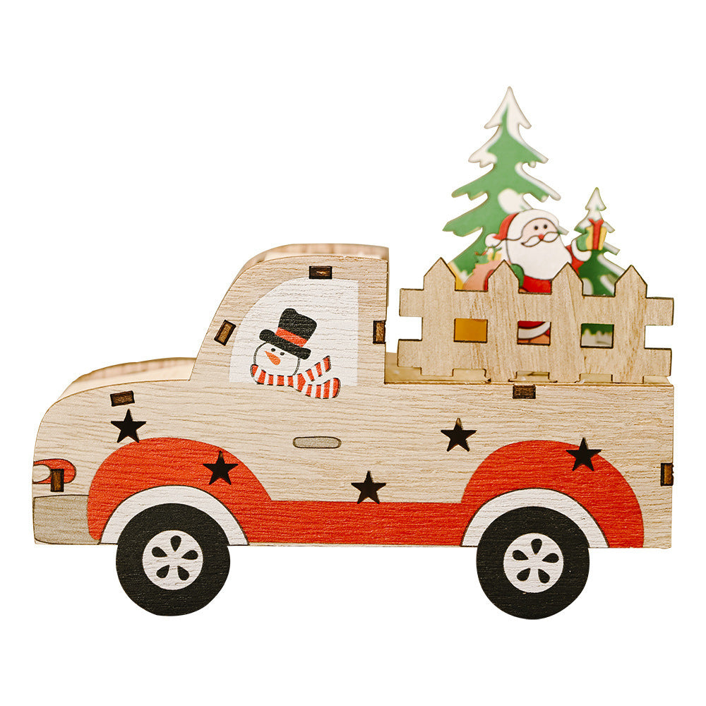 Santa Claus supplies creative car decoration