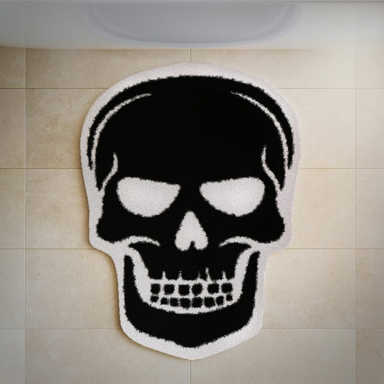 Halloween Ghost Cashmere Door Mat Absorbent Non-slip Carpet