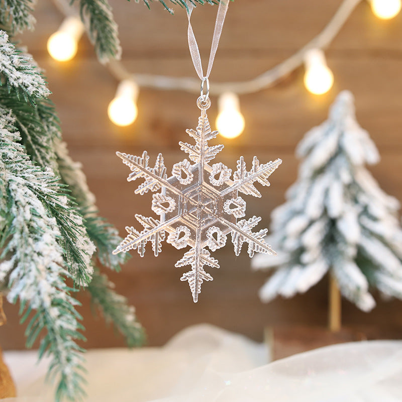 Christmas Hanging Ornaments For Decoration Transparent Acrylic