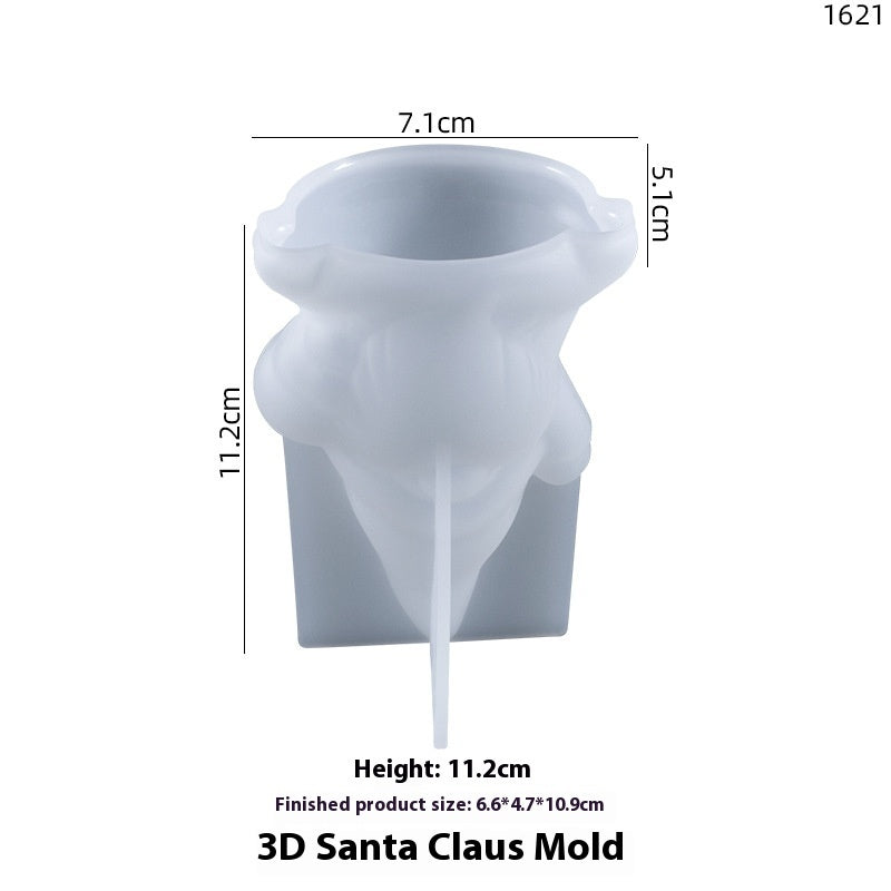 Crystal Glue Mold Santa Snowman Silicone Mold, Silicone candle molds, Christmas tree candle molds, Halloween pumpkin candle molds, Easter egg candle molds, Animal candle molds, Sea creature candle molds, Fruit candle molds, Geometric candle molds, Abstract candle molds, DIY candle making molds,