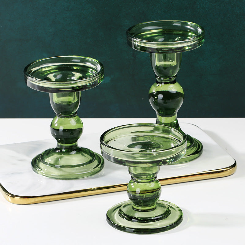 European Retro Dark Green Stained Glass Candle Holder, candle holder, candle stick holder, glass candle holder, iron candle holder, wicker candle holder 2 piece set, candle holders, candlesticks, candle sticks, Luxury candles holders, taper candle holders, candlestick holder, Wooden Candlestick Candle Holder, Metal Candle Holders