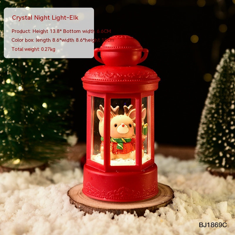 Creative Santa Claus Storm Lantern Creative Small Night Lamp