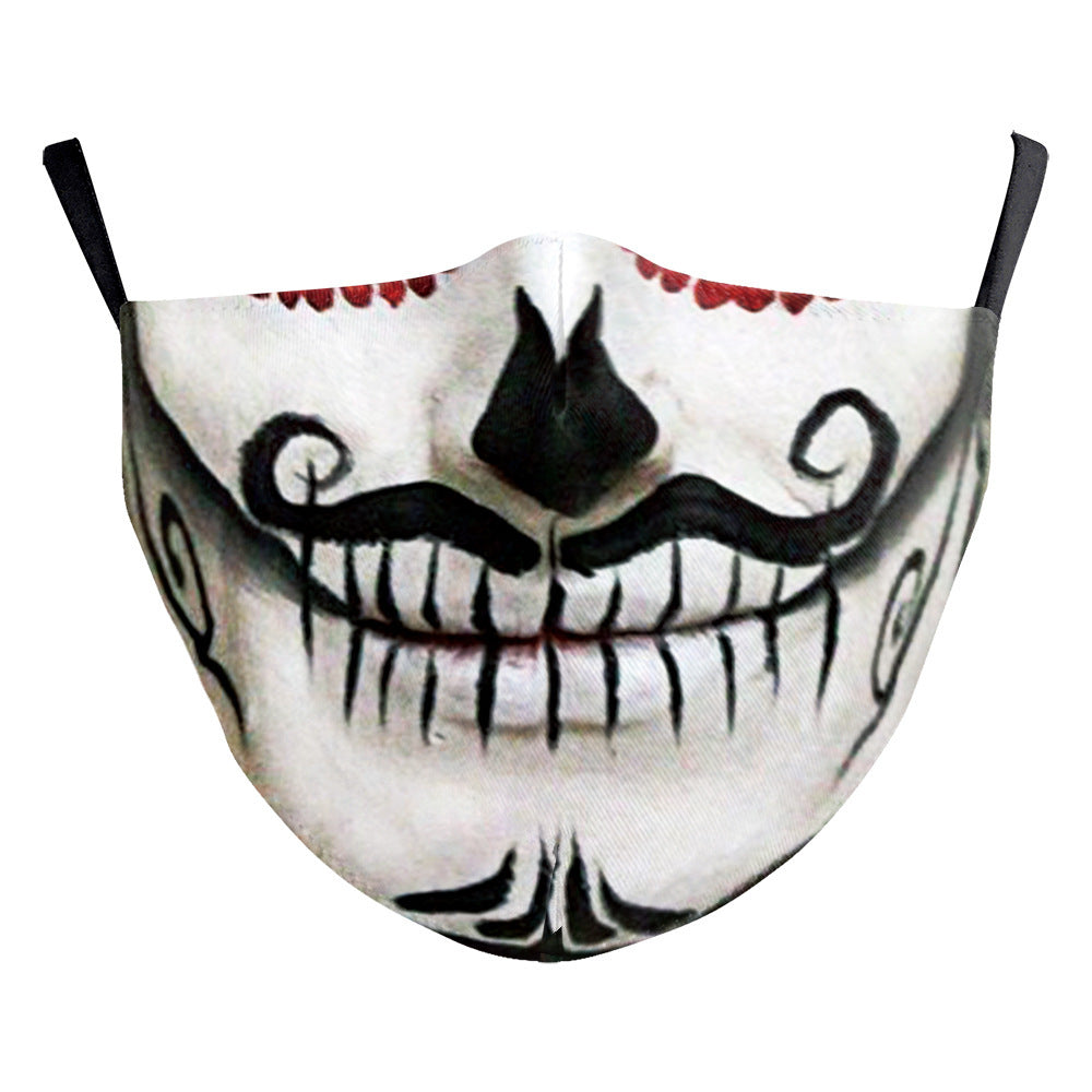 Milk Silk Double-layer Halloween Digital Printing Mask, Halloween masks, Scary masks, Horror masks, Zombie masks, Skeleton masks, Ghost masks, Witch masks, Vampire masks, Werewolf masks, Clown masks, Monster masks, Alien masks, Animal masks, Day of the Dead masks, Masquerade masks, Full-face masks, Half-face masks, Latex masks, Silicone masks, Foam masks, LED masks, Glowing masks, 3D masks, Funny masks, Pop culture masks,
