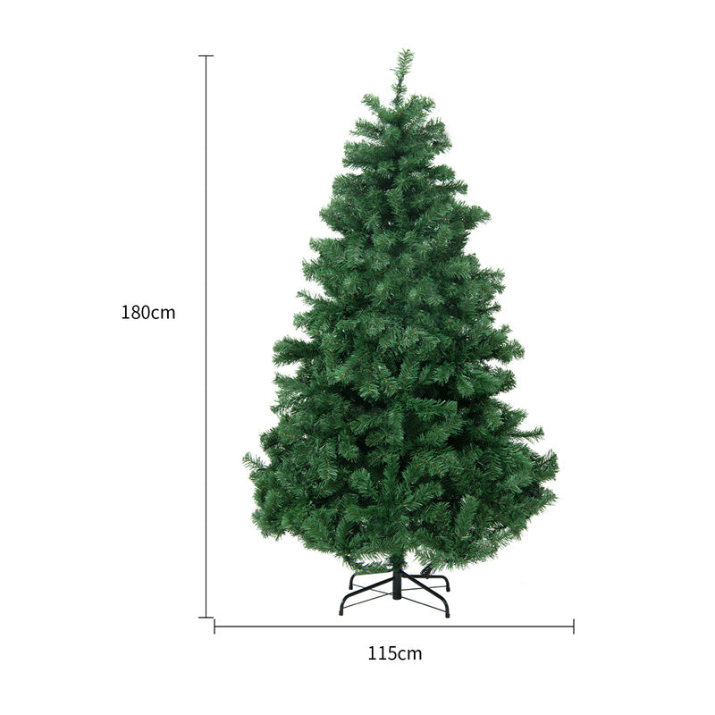 Window Decoration PVC Encrypted Christmas Tree Decorations