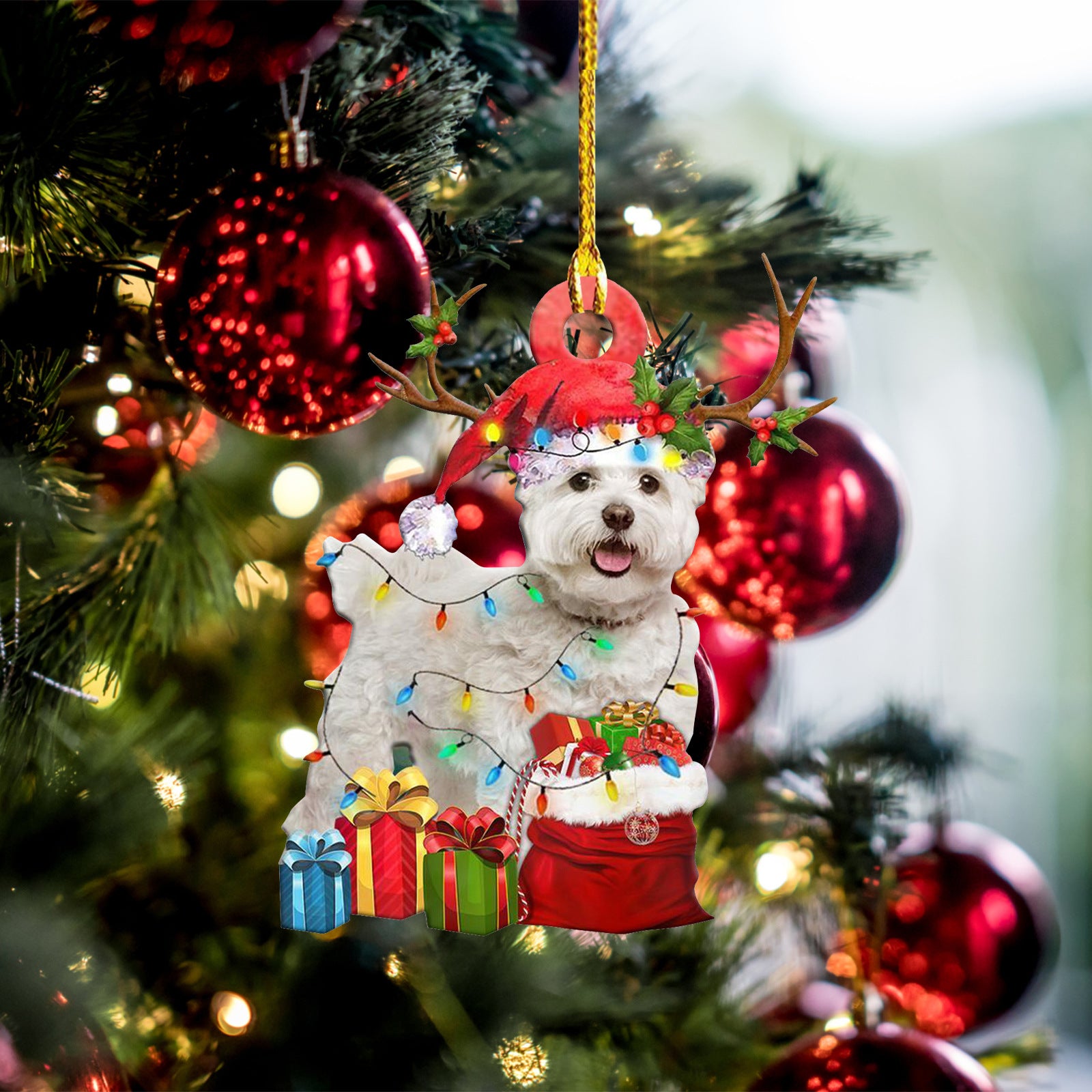 Dowmoo Christmas Dog Pendant Blind Box Christmas Tree