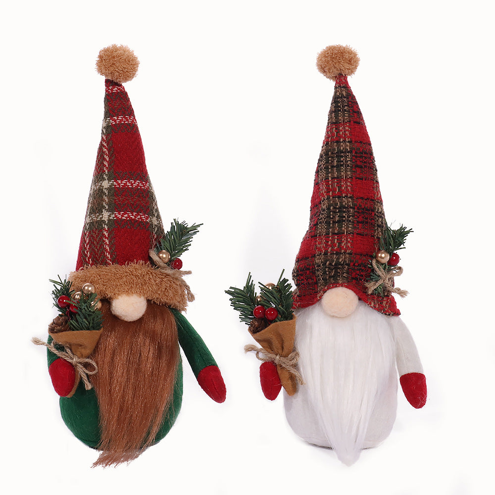 Nordic Christmas Doll Floor Doll Christmas Decorations Scene Decoration