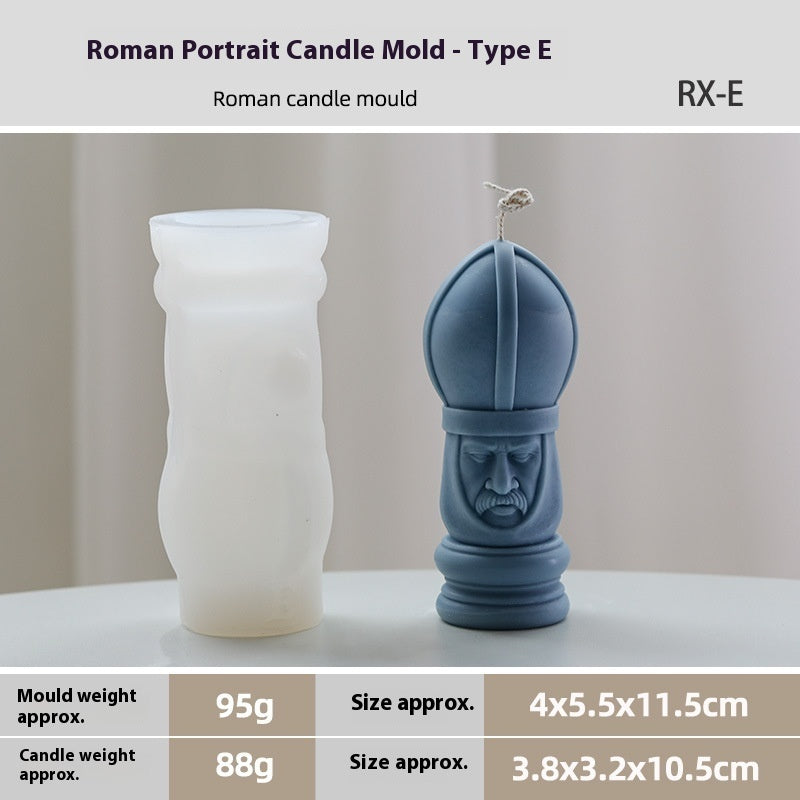 Roman Doll Candle Mould DIY Material