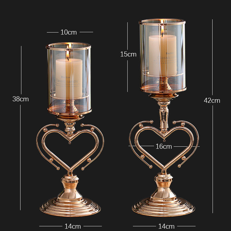 Dinner European Luxury Glass Candle Holder Ornament, candle holder, candle stick holder, glass candle holder, iron candle holder, wicker candle holder 2 piece set, candle holders, candlesticks, candle sticks, Luxury candles holders, taper candle holders, candlestick holder, Wooden Candlestick Candle Holder, Metal Candle Holders