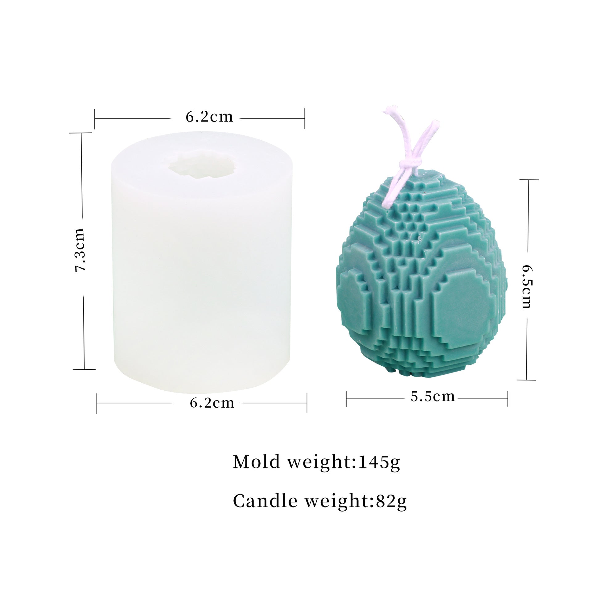 Christmas Egg Pattern Silicone Candle Mold, Geometric candle molds, Abstract candle molds, DIY candle making molds, Decognomes, Silicone candle molds, Candle Molds, Aromatherapy Candles, Scented Candle,