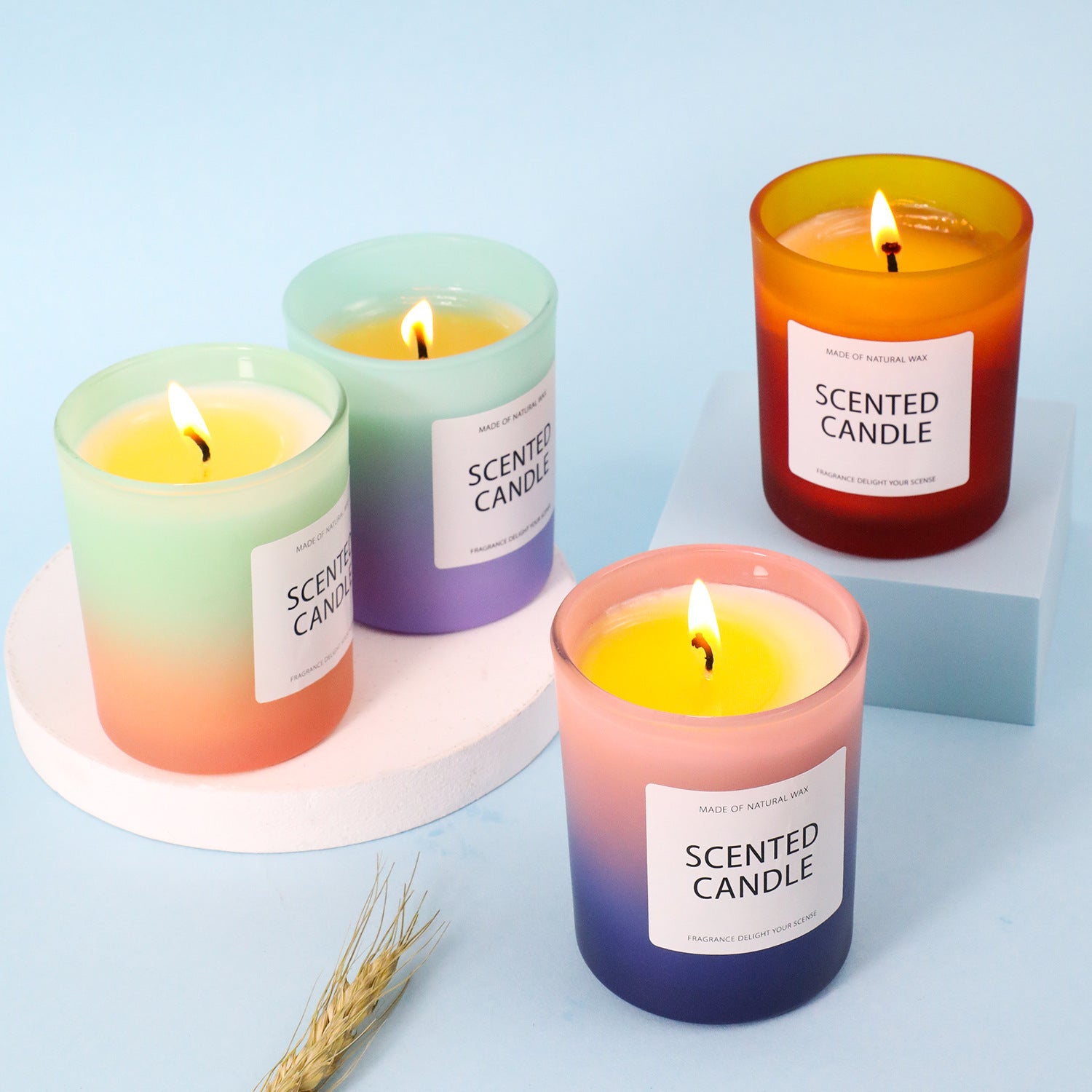 Smokeless Romantic Aromatherapy Candle Gradient Cup