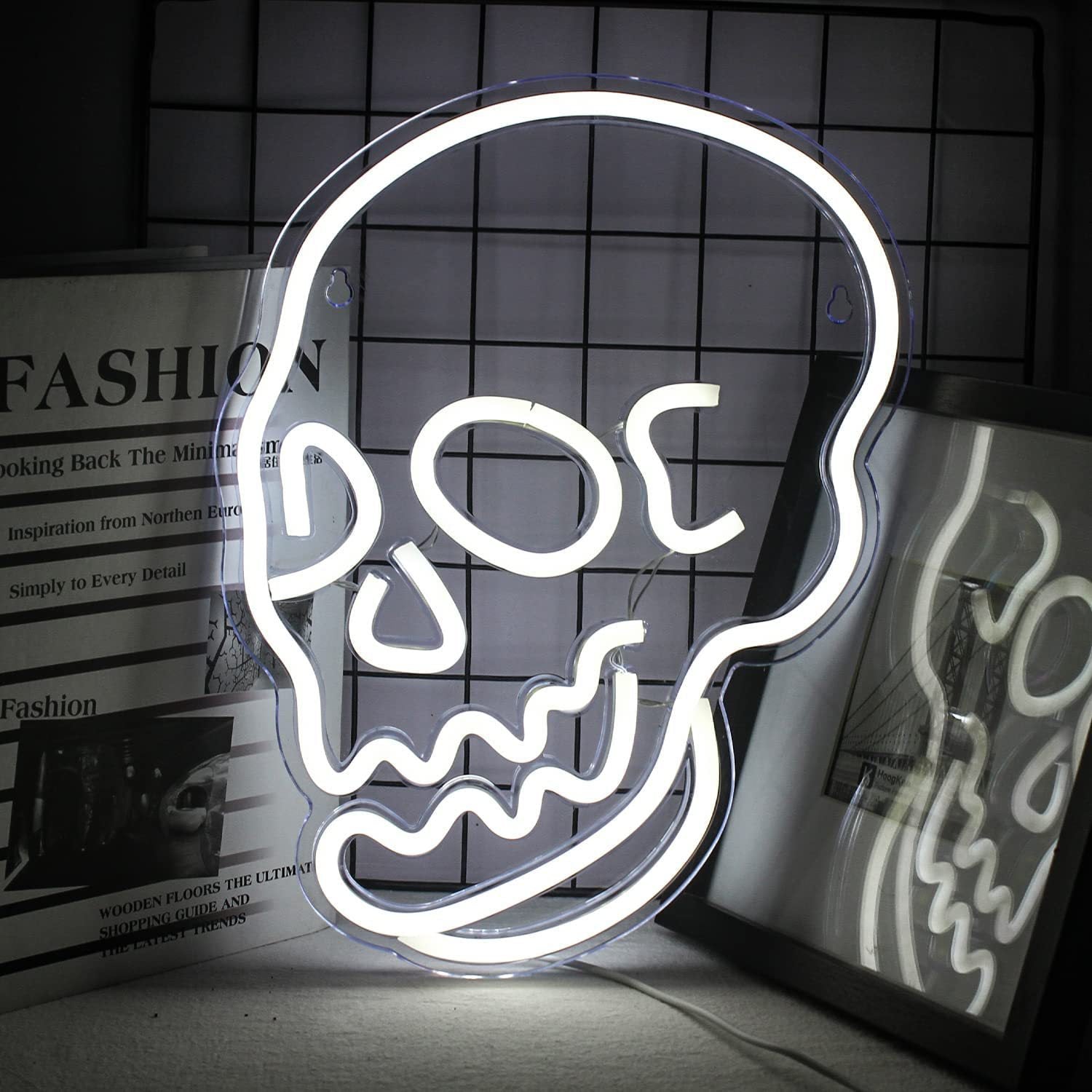 Halloween Decoration LED Neon Skull, Pumpkin lanterns, Jack o Lanterns, Halloween Lights, Halloween Decoration Ornaments, Halloween inflatables, carved pumpkins, Halloween wreaths, Halloween Candles.