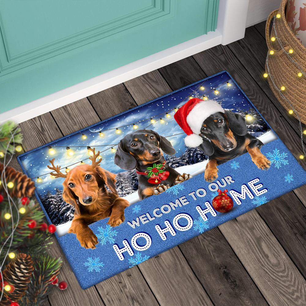 Christmas Decorative Flannel Door Mat, Christmas Decoration Items, Christmas Rugs and Toilet Mat