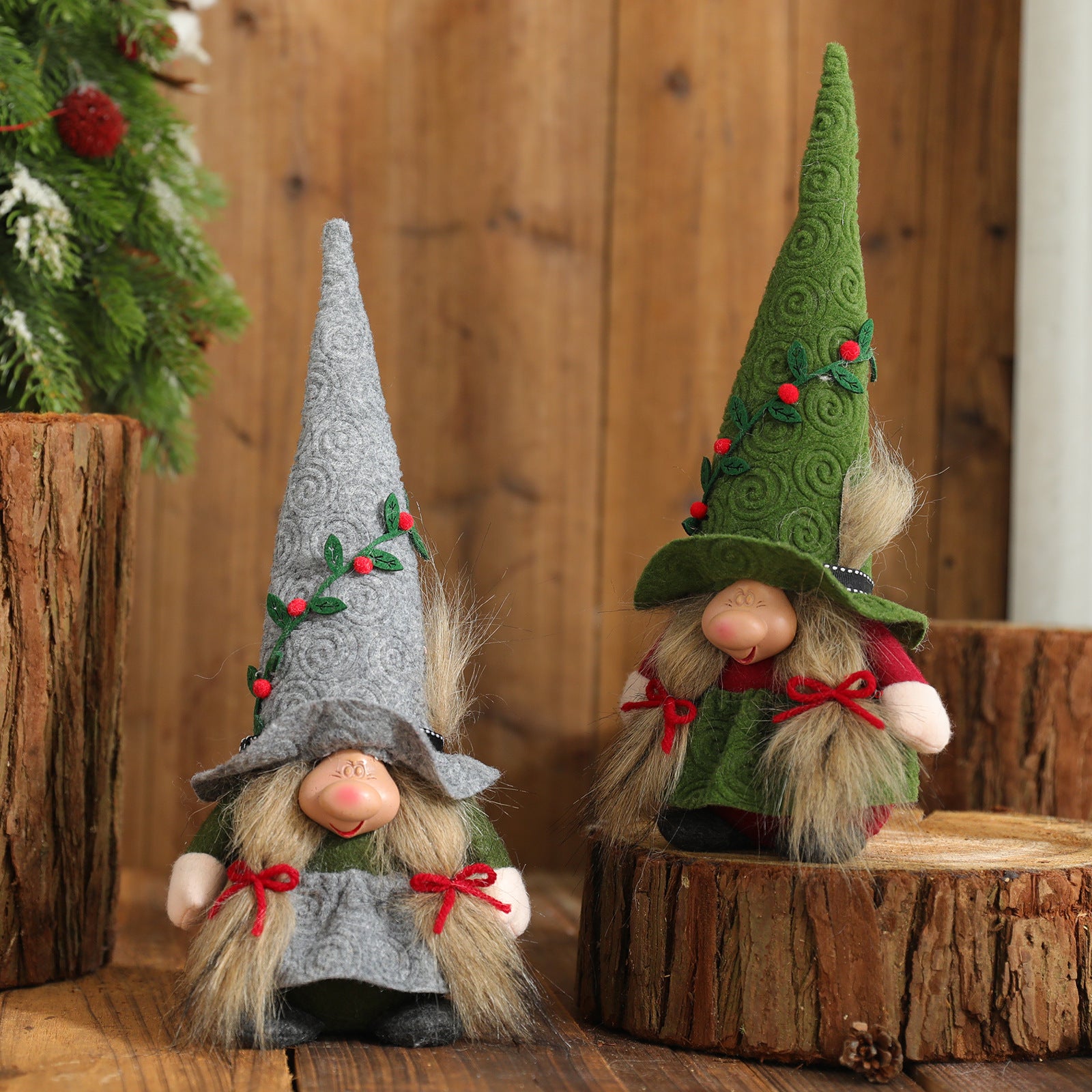 Christmas Decorative Creative Vine Forest Doll