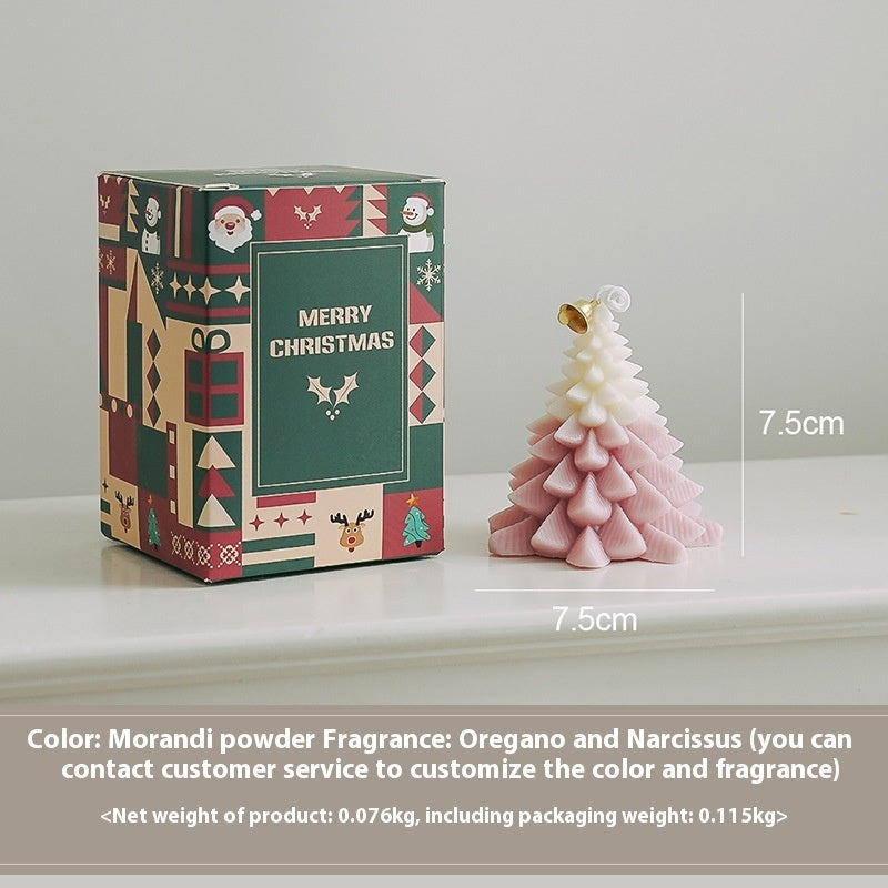 Gift Creative Gift Box Christmas Tree Aromatherapy Candle Ornaments