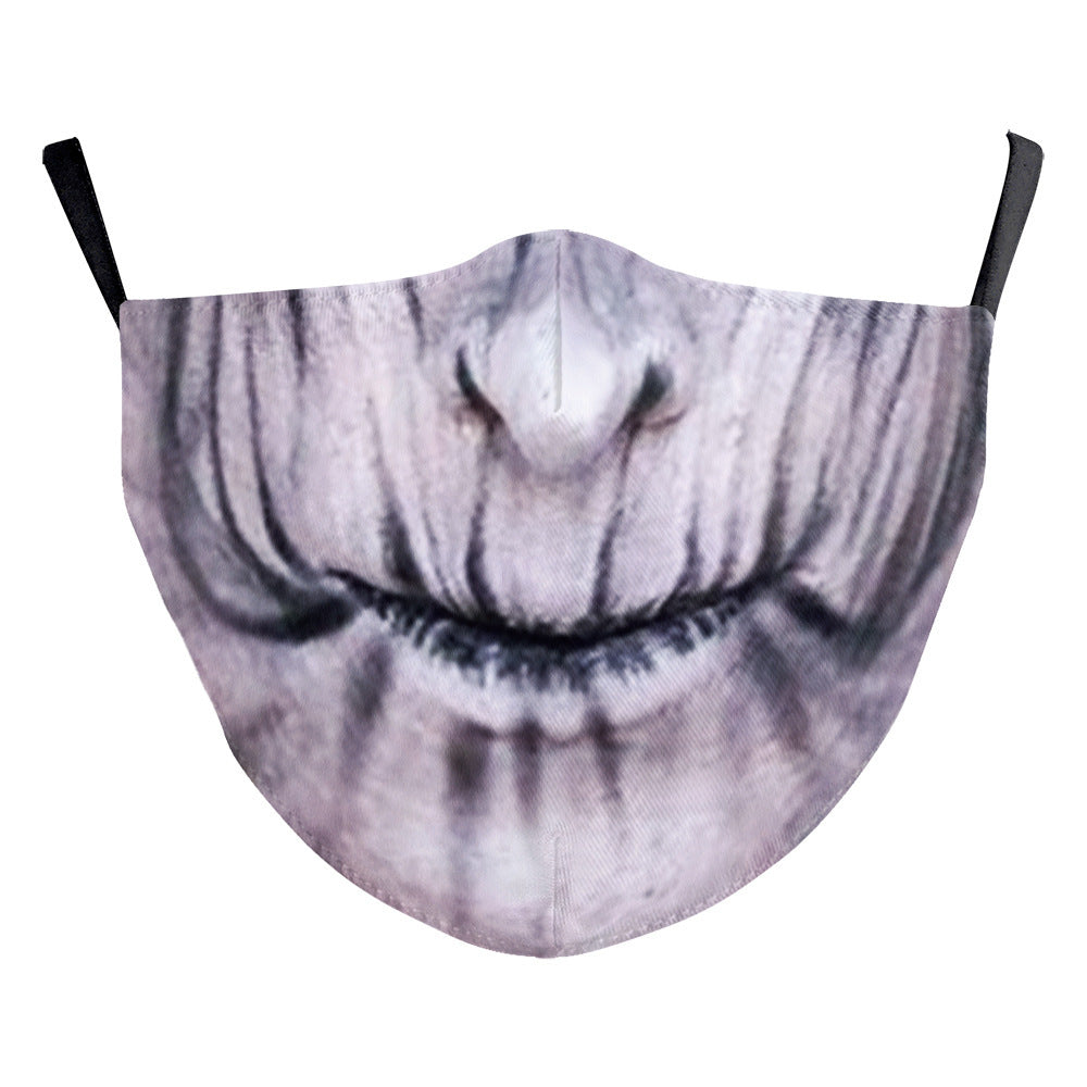 Halloween Carnival Digital Printing Funny Clown Face Double Layer Dust Mask, Halloween masks, Scary masks, Horror masks, Zombie masks, Skeleton masks, Ghost masks, Witch masks, Vampire masks, Werewolf masks, Clown masks, Monster masks, Alien masks, Animal masks, Day of the Dead masks, Masquerade masks, Full-face masks, Half-face masks, Latex masks, Silicone masks, Foam masks, LED masks, Glowing masks, 3D masks, Funny masks, Pop culture masks,
