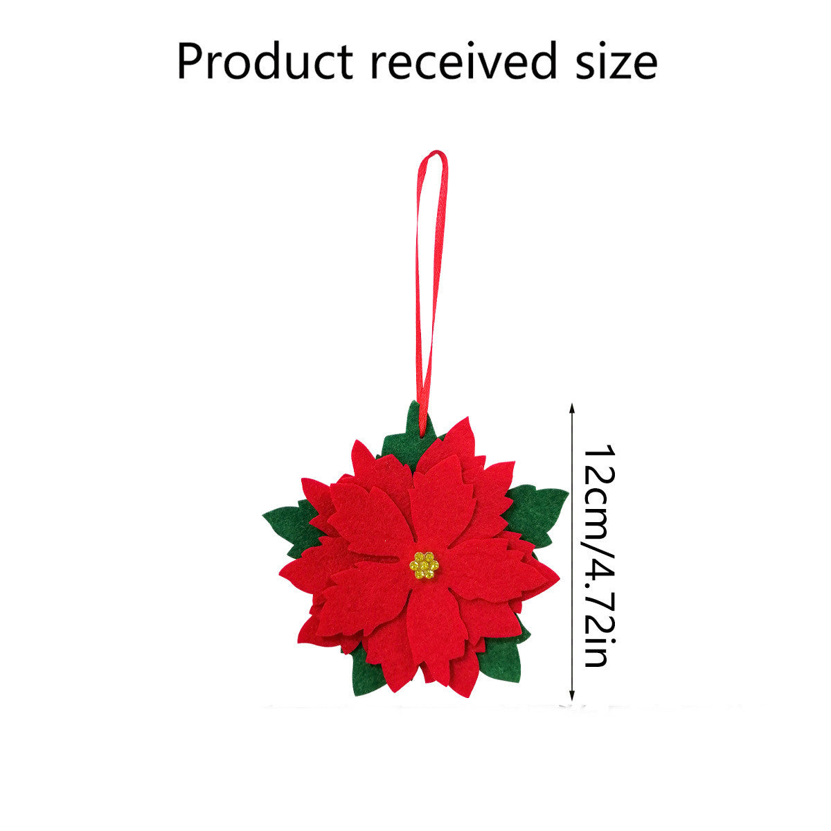 Christmas Decorative Flower Dress Pendant