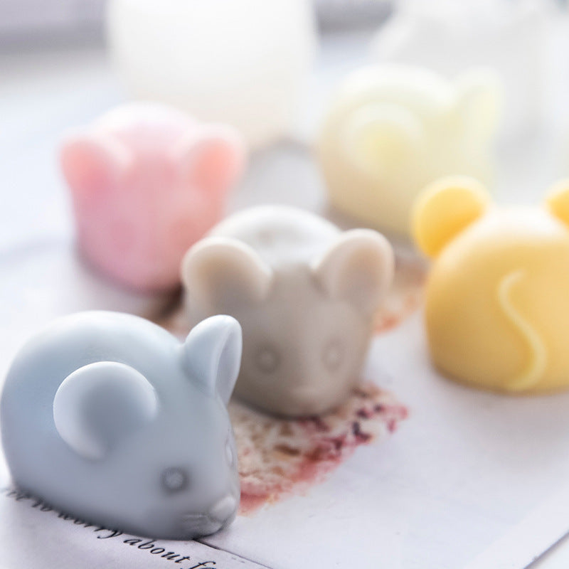 Little Mouse Handmade Soap Soft Silicone Mold