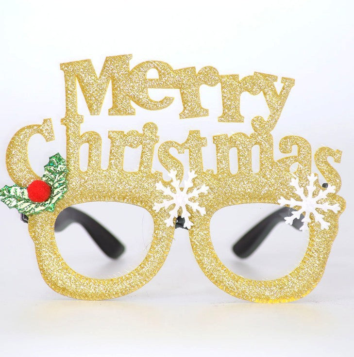 Christmas decoration glasses