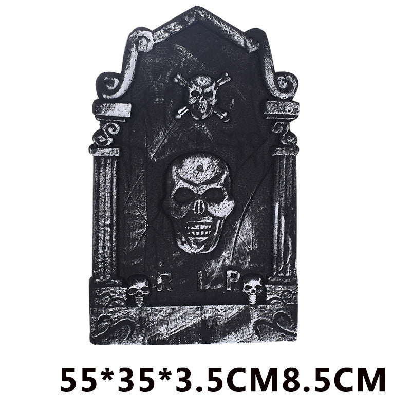 Halloween Ghost Festival Decoration Tombstone Haunted House Bar Set Foam Tombstone Decoration