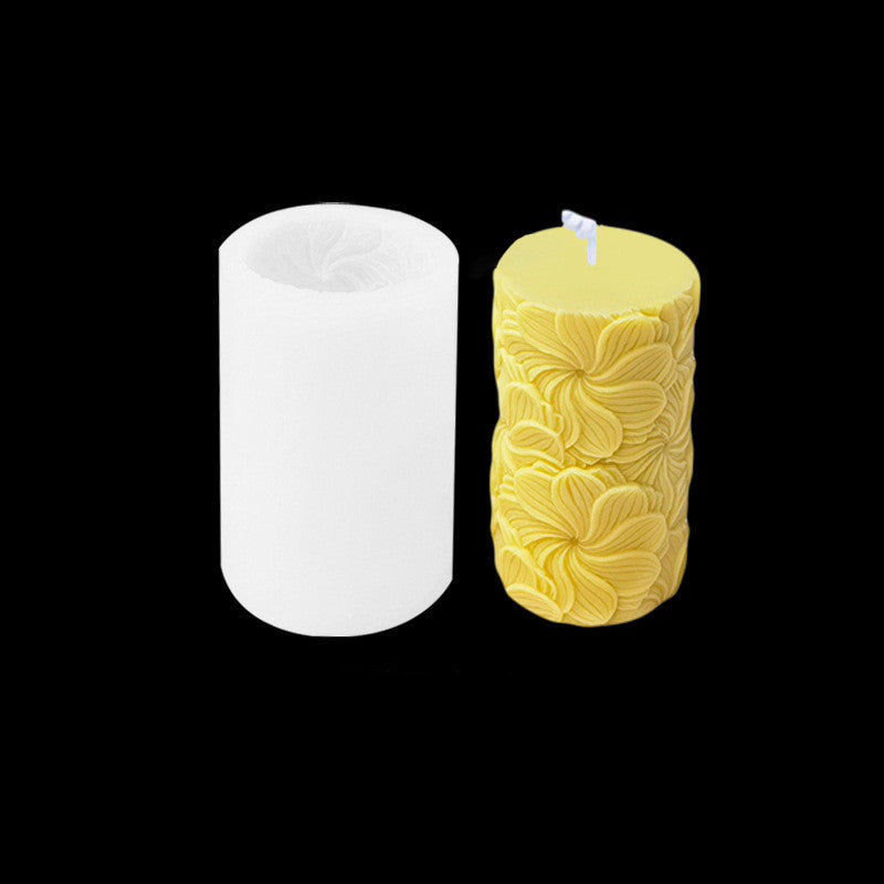 Wave Cylinder Scented Candle Silicone Mould, Geometric candle molds, Abstract candle molds, DIY candle making molds, Aromatherapy candle decoration, Scented Candle, Silicone candle molds,