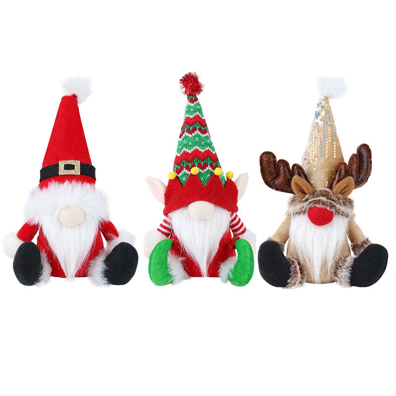 Christmas Faceless Old Man Doll Furnishings Ornaments