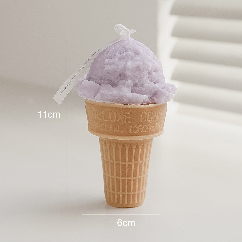 Fashionable Personality Sweet Cone Incense Candle, Ice Cream Candle, Geometric candle molds, Abstract candle molds, DIY candle making molds, Decognomes, Silicone candle molds, Candle Molds, Aromatherapy Candles, Scented Candle, 