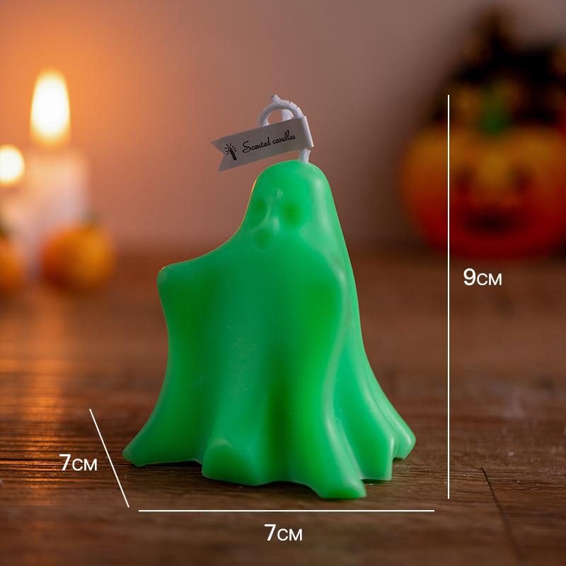 Halloween Little Ghost Aromatherapy Candle, Silicone candle molds, Christmas tree candle molds, Halloween pumpkin candle molds, Easter egg candle molds, Animal candle molds, Sea creature candle molds, Fruit candle molds, Geometric candle molds, Abstract candle molds, DIY candle making molds,