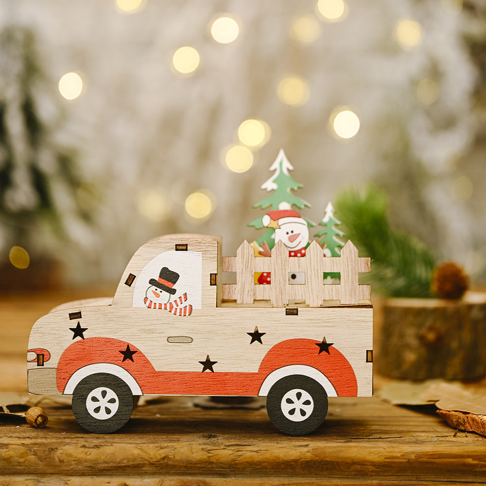 Santa Claus supplies creative car decoration