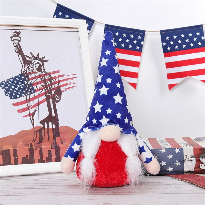Cute Baby American National Day Decorations Gnomes