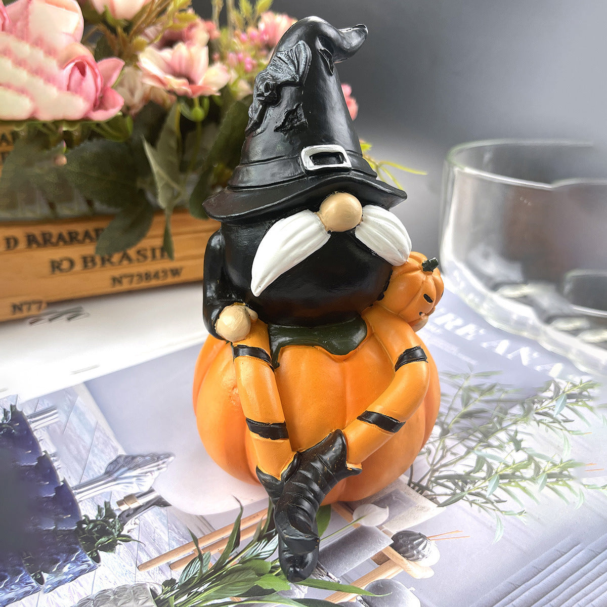 Halloween Pumpkin Resin Decorations