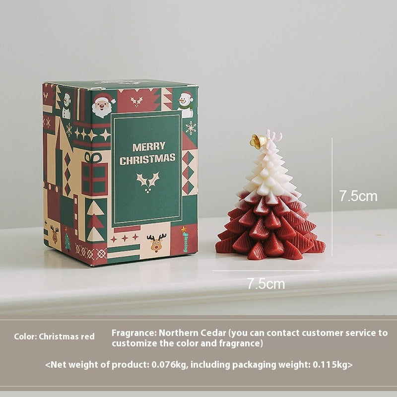 Gift Creative Gift Box Christmas Tree Aromatherapy Candle Ornaments