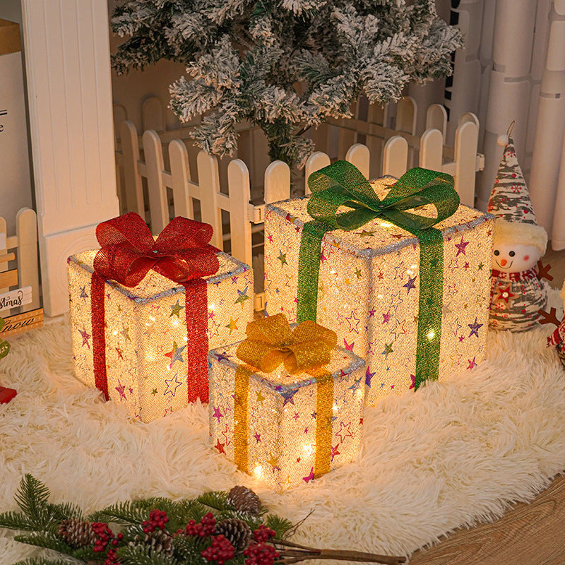 Christmas Gift Box Three Piece Set