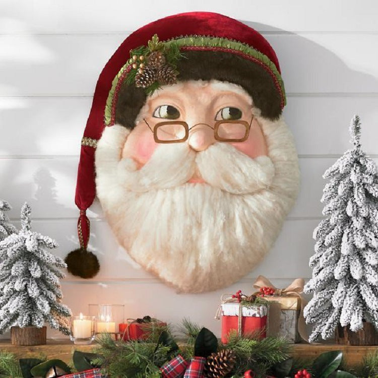 Wooden Santa's House Number Wall Decoration