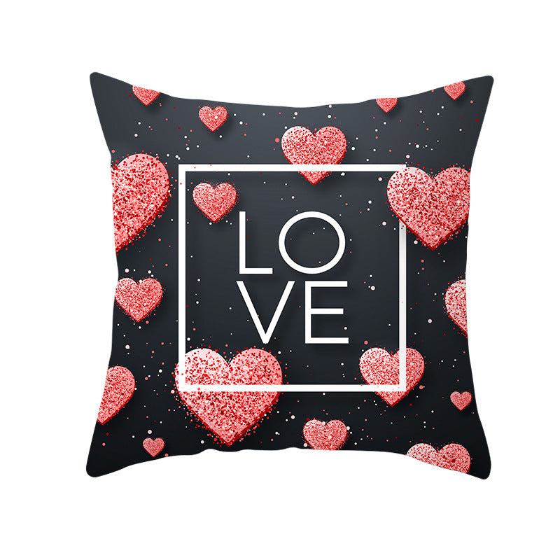 Home Valentine's Day Graphic Print Pillowcase, valentines day, shop valentine's day deals, valentines, valentine's day gifts, valentine day, valentines day gifts, valentines day decor, Decognomes,  valentine decoration, valentines day decoratio, valentine decor, valentines decor, valentines decorations, Valentine's day pillow covers