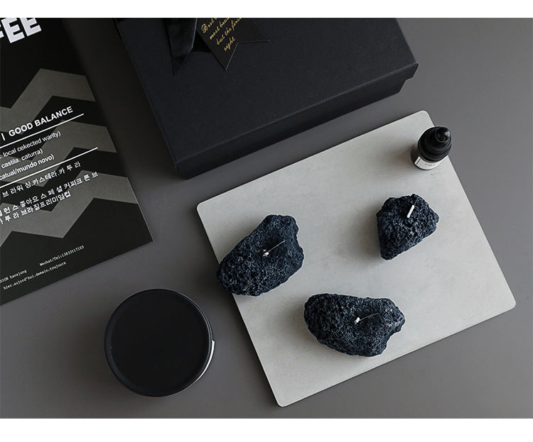 Candle Home Creative Small Ornaments Meteorite Stone