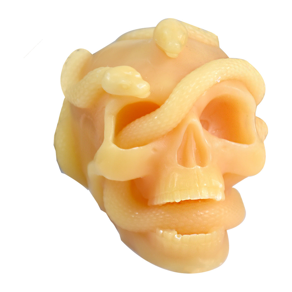 Snake Winding Skull Candle Mould DIY Halloween Simulation Plaster Decoration Silicone Mold, Silicone candle molds, Christmas tree candle molds, Halloween pumpkin candle molds, Easter egg candle molds, Animal candle molds, Sea creature candle molds, Fruit candle molds, Geometric candle molds, Abstract candle molds, DIY candle making molds,