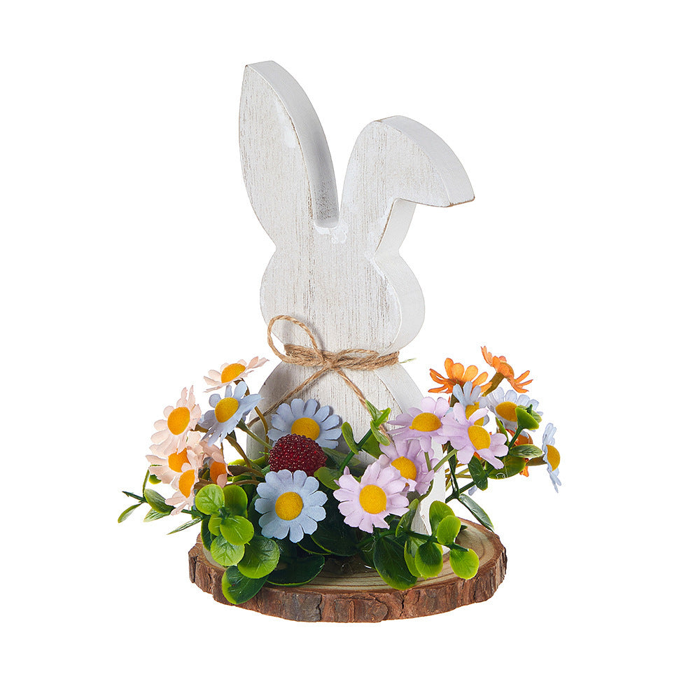 Easter Decoration Cute Cartoon Rabbit Wooden Decoration, easter decorations, Easter Decor, easter table decor, outdoor easter decorations, shop easter, Decognomes, Spring Decorations