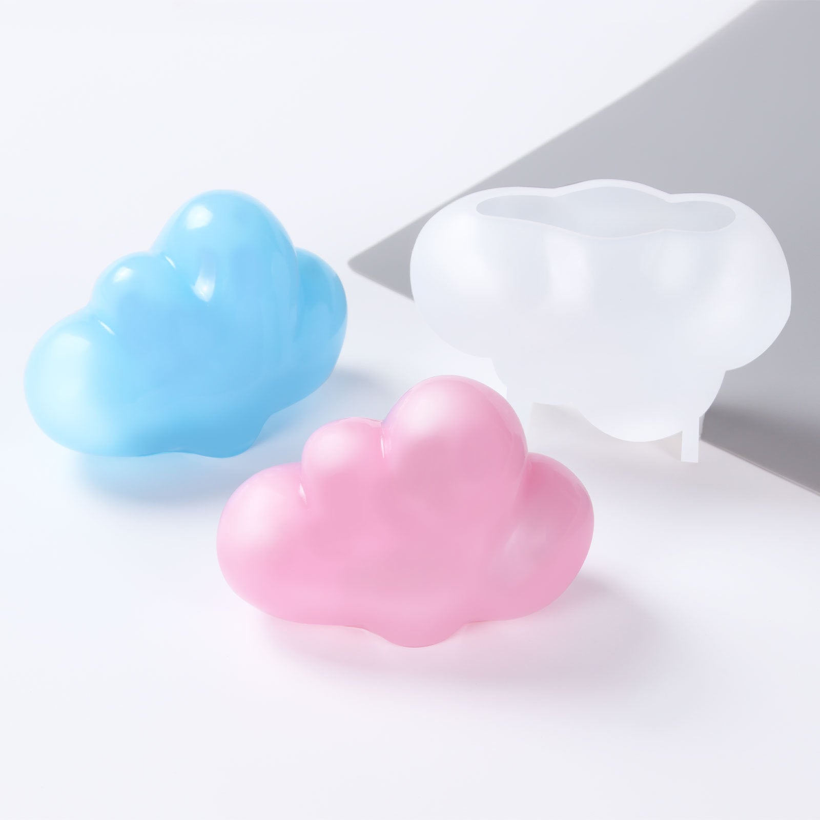 3D Cloud Soap Aromatherapy Gypsum DIY Silicone Mold, Silicone candle molds, Christmas tree candle molds, Halloween pumpkin candle molds, Easter egg candle molds, Animal candle molds, Sea creature candle molds, Fruit candle molds, Geometric candle molds, Abstract candle molds, DIY candle making molds,