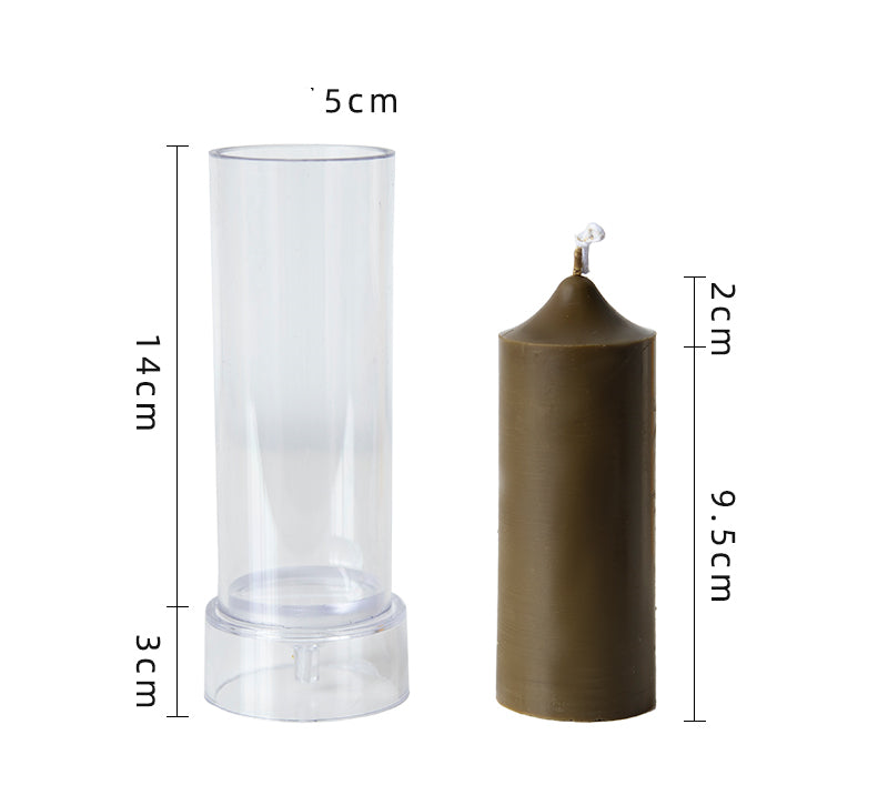 Candle Spire Cylinder High Temperature Resistant Mold Home Lasting, Geometric candle molds, Abstract candle molds, DIY candle making molds, Silicone candle molds,