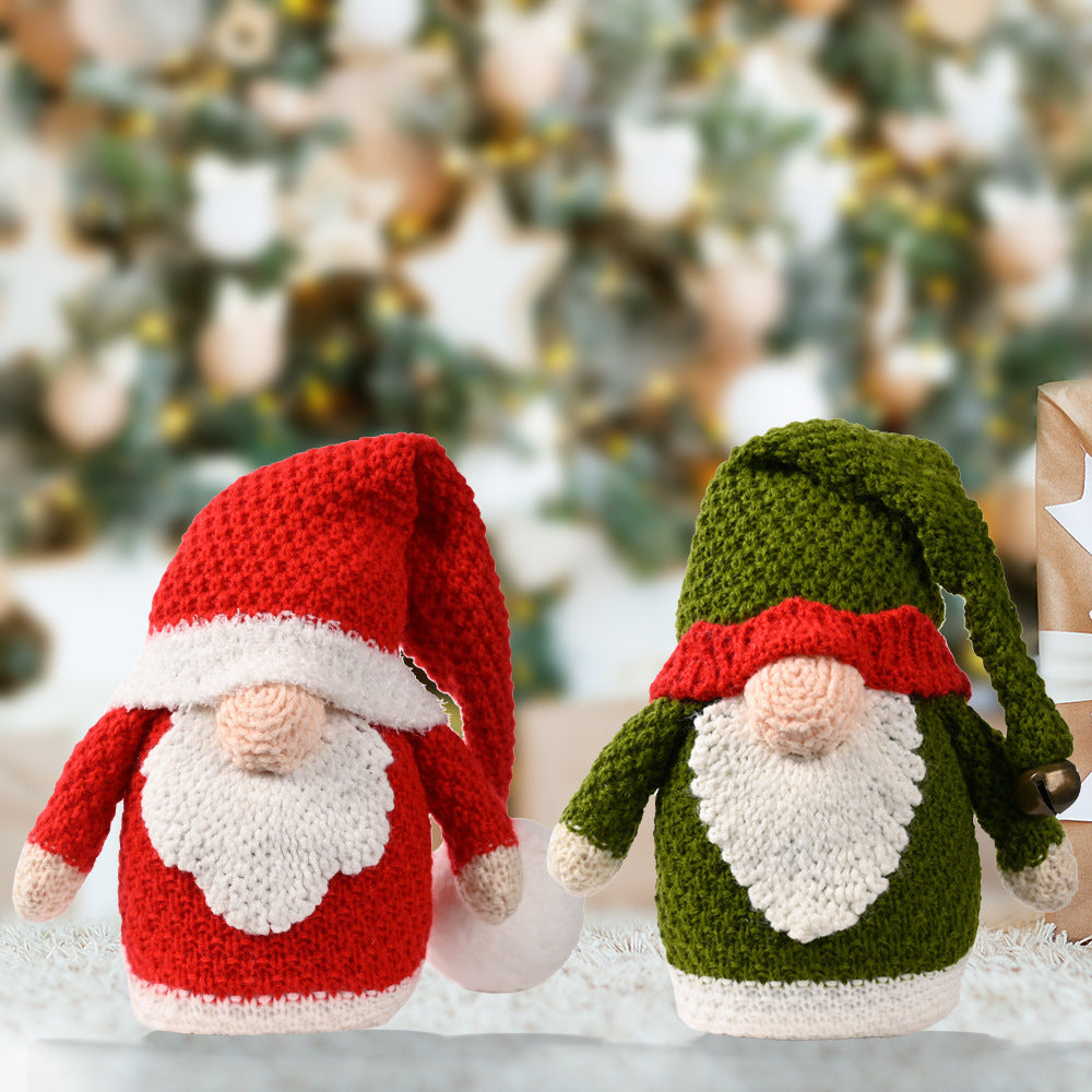 Knitted Rudolf Ornaments Christmas Doll