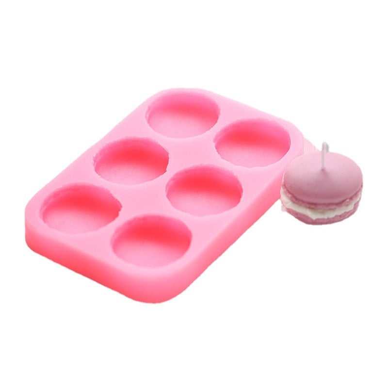 Fondant Cake Snacks Fragrant Stone Candle Mould