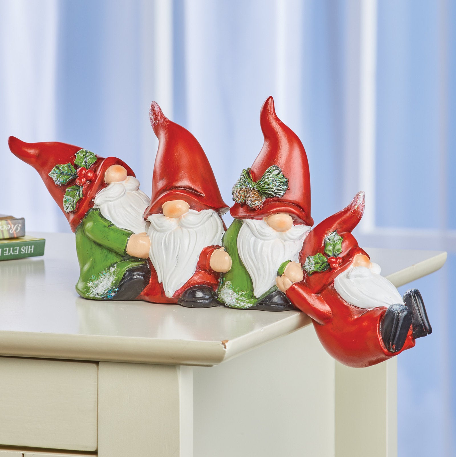 Resin Christmas Four Dwarfs Christmas Holiday Party Decorations