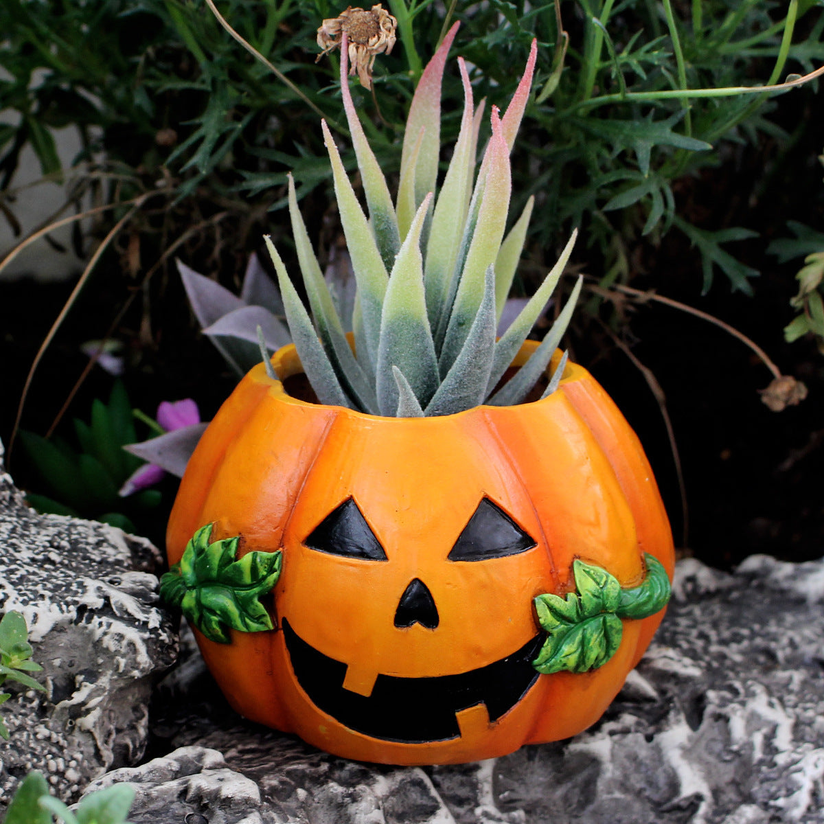 Halloween Pumpkin Decoration Flower Pot