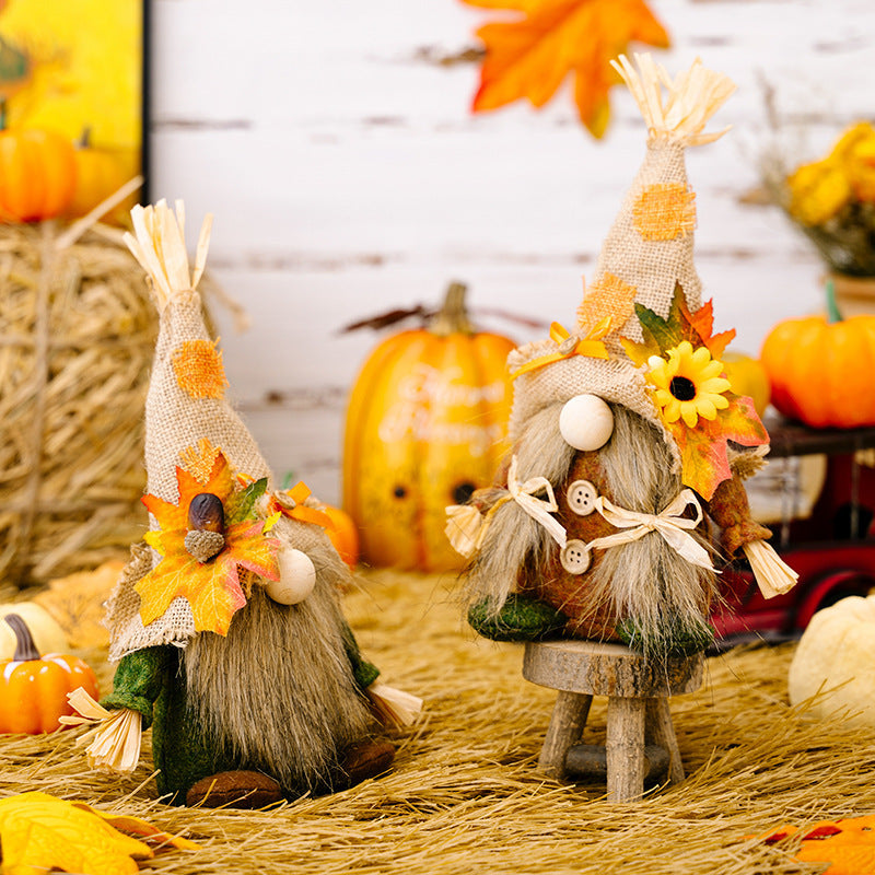 Thanksgiving Decoration Linen Ornaments