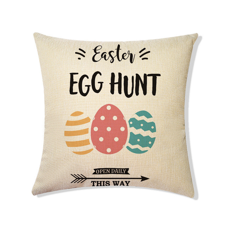 Easter Linen Holiday Decoration Living Room Sofa Bedside Pillow, easter decorations, Easter Decor, easter table decor, outdoor easter decorations, shop easter, Decognomes, Spring Decorations