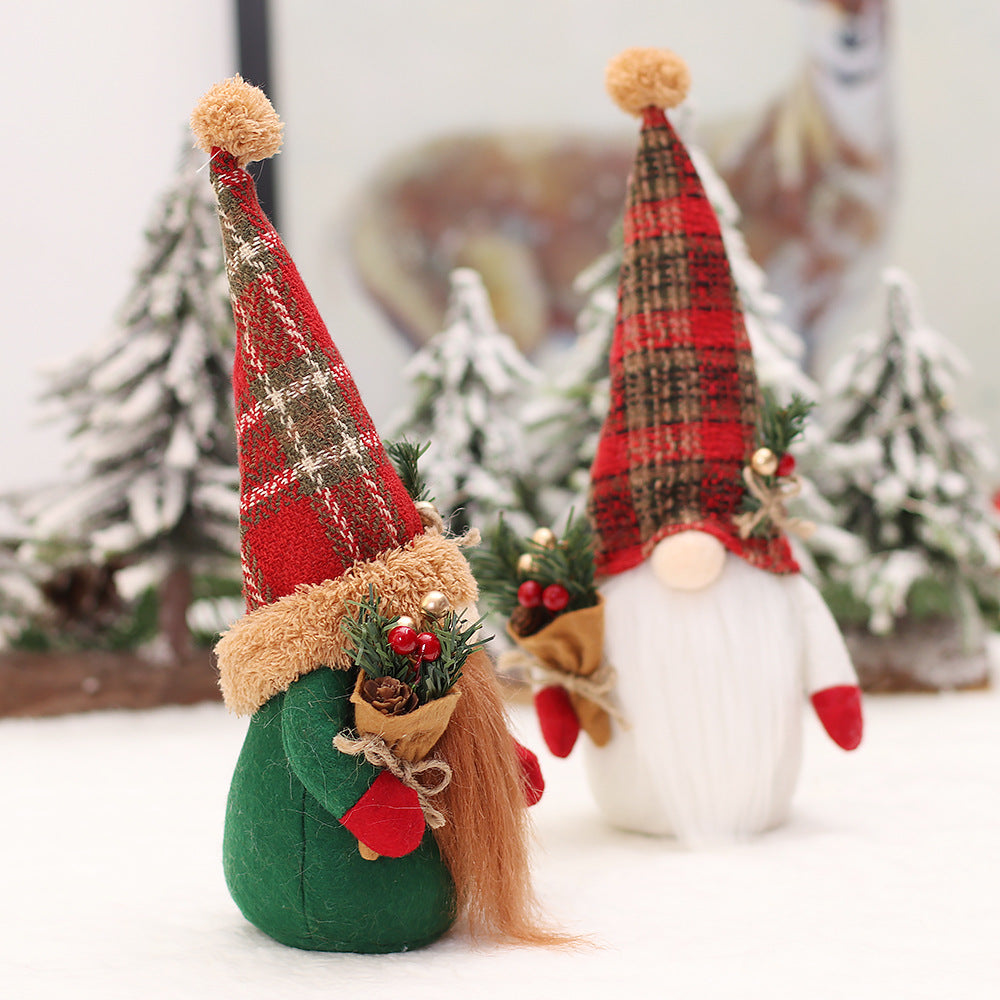 Nordic Christmas Doll Floor Doll Christmas Decorations Scene Decoration